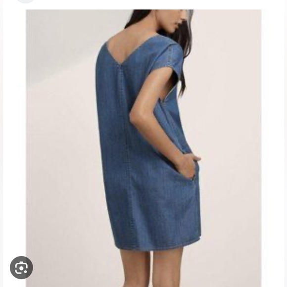 Golden by TNA denim mini dress - Picture 2 of 7